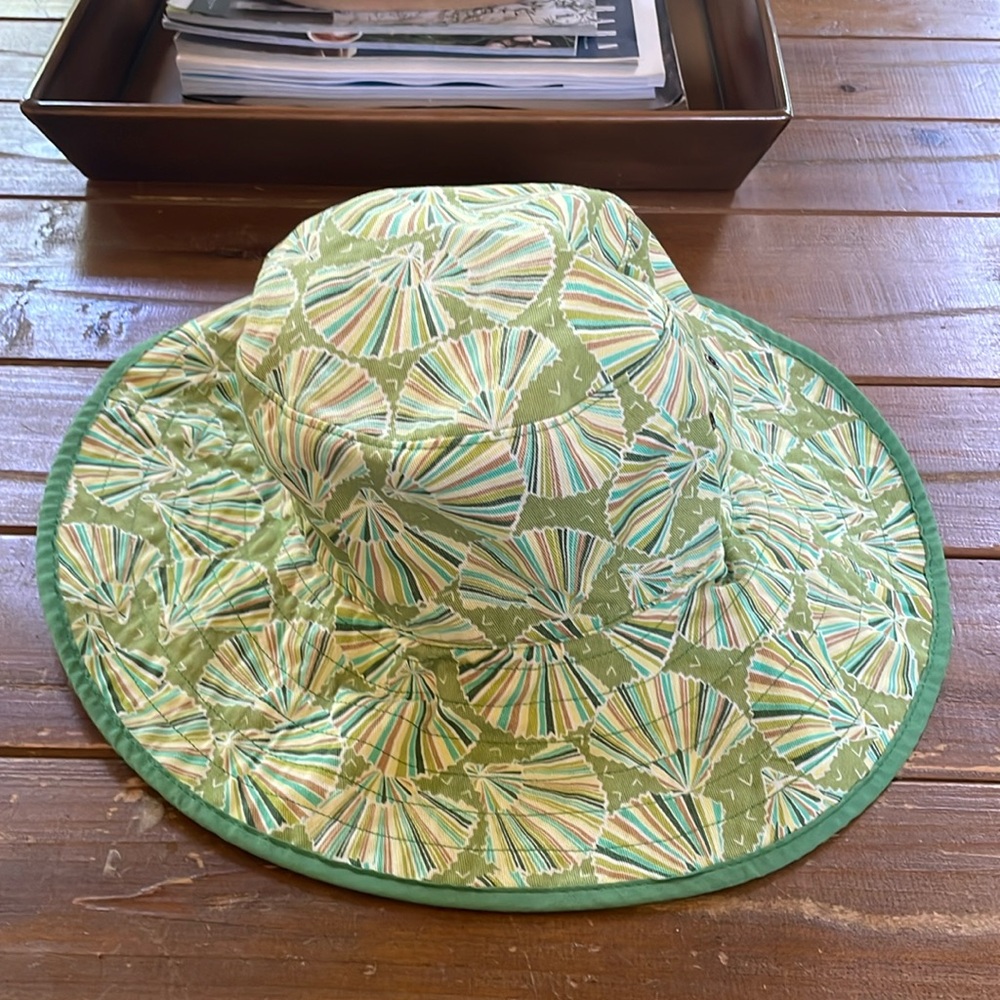 J. Crew Beach Print Floppy Bucket Hat